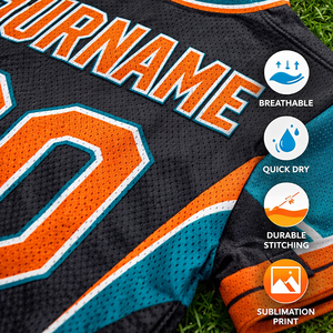 Fabricante de camisetas de béisbol personalizadas OEM, de secado rápido, transpirables, tela 100% poliéster, nombre y número del jugador sublimados personalizados - Product Image 3