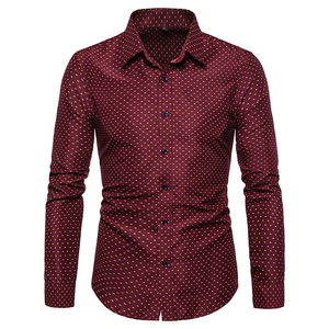 New Design 100% Cotton Long Sleeve MensDress <b>Shirts</b> - Product Image 4