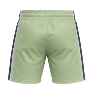 Pantalones Cortos Deportivos para Hombre, Color Verde Claro, Sublimados con Estampado de Hockey sobre Hielo, de Poliéster, con Cordón Ajustable y Franja Lateral, para Entrenamiento y Uso en Equipo - Product Image 2