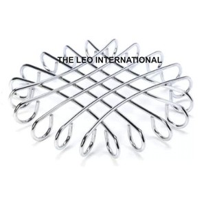 Stainless Steel Wire Decorative <b>Trivet</b> for Hot Dishes Round Design Handmade <b>Trivet</b> for <b>Kitchen</b> Counter or Dining Table Placemats - Product Image 1