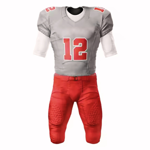 Ensembles de maillots de football pour jeunes conçus sur mesure en gros Vêtements de football américain Short Sublimation complète Football américain bon marché - Product Image 6