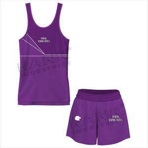 Conjunto Deportivo de Top y Shorts para Mujer, Cómodo, Transpirable, con el Mejor Diseño, Conjunto de 2 Piezas de Algodón - Product Image 4