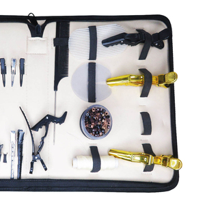 Kit de Herramientas Profesional para Extensiones de Cabello con Logotipo Personalizado, que Incluye Pinzas, Tijeras, Clips e Hilo para la Instalación de Extensiones en Salones de Belleza - Product Image 5