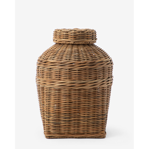 Woven Natural Rattan Wicker Jar <b>Storage</b> <b>Container</b> With Lid Eco Friendly Home Organizer Wholesale Bulk Supplier <b>Kitchen</b> <b>Storage</b> - Product Image 4