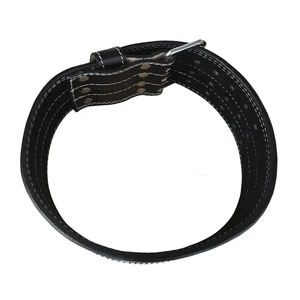 Cinturón de Gimnasio para Adultos de Doble Hebilla, de Cuero Sintético, para Levantamiento de Pesas, Fitness, Soporte Lumbar para Entrenamiento con Pesas - Product Image 2