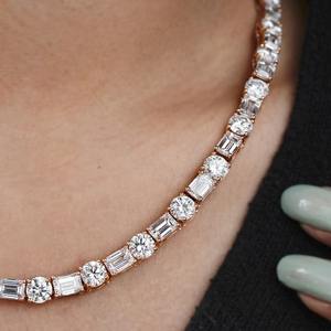 Collar de Diamantes Moderno y Minimalista de Excelente Calidad para Mujer, Elegante para Uso Diario, Disponible en Grandes Cantidades - Product Image 2