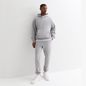 2023 nouveautés respirant taille noir coton Gym survêtement ensemble pour hommes automne survêtement costumes en gros blanc Gym survêtement - Product Image 1