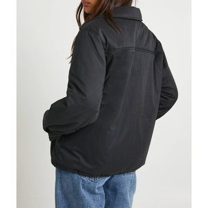 Veste matelassée d'hiver pour femme, style sport, personnalisée, en polyester épais, col montant, pour activités de plein air - Product Image 6