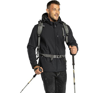 Chaqueta Cortavientos de Lona con Capucha para Hombre, Servicio OEM, Logotipo Frontal, Ecológica, Impermeable, Transpirable, Personalizable, Último Diseño - Product Image 2