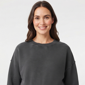 100% Cotton Fleece Breastfeeding Sweatshirts Ladies Crew Neck Nursing Maternity Sweatshirt Women Winter Breastfeeding Sweatshirt - Product Image 6