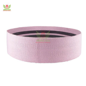 ชุดยางยืดออกกำลังกายสำหรับบริหารสะโพกผู้หญิง แบบวงกลม กว้าง กันลื่น สำหรับออกกำลังกายกล้ามเนื้อก้น ทำจากโพลีเอสเตอร์คุณภาพสูง - Product Image 4