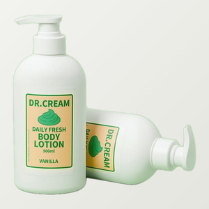 ขวดโลชั่นบำรุงผิวกาย 500 มล. ครีมบำรุงผิวเกาหลี K-Beauty Doctor Cream Daily Fresh Body Lotion กลิ่นวานิลลา 500 มล. 1 ชิ้น - Product Image 3