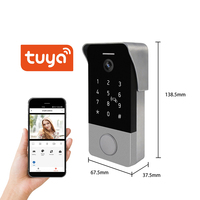 Campanello IP Wireless Hiwink 1080P Interamente in Metallo, Supporto App Tuya, Tastiera con Password, Sblocco 5 in 1, Impermeabile IP65, Rilevamento Movimento