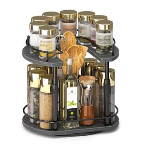 Stylish Countertop Rack <b>Kitchen</b> Organizer Spice Cutlery Oil Bottle <b>Storage</b> Stand And Modern <b>Kitchen</b> Utility Shelf From India - Product Image 1