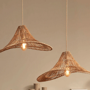 New Design Handmade Jute Woven Rope Hanging Lamps - Product Image 4