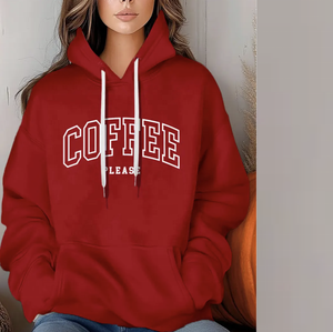 เสื้อฮู้ดกันหนาวโอเวอร์ไซส์ของผู้หญิงดีไซน์แบบกำหนดเองสไตล์บ็อกซี่สำหรับฤดูหนาว - Product Image 2