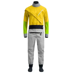 ZENORY Customization 3-Layer Waterproof Breathable Windproof <b>Quick</b>-Dry Rowing Dry Suit Men's Crew Neck Long Sleeve Neoprene All - Product Image 4