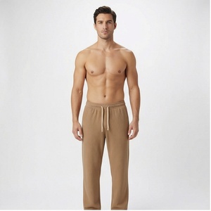 Fabricant de vêtements 320gsm French Terry Cotton Stack Sweatpants Plus Size Pantalons et pantalons pour femmes - Product Image 1