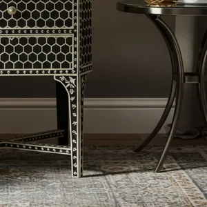 High on Demand Inlay Drawer Handmade Wooden <b>Bedside</b> Drawer with Artistic Inlay Work Available at Affordable Price - Product Image 3