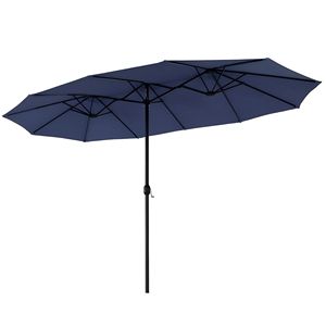 13 Ft. Parapluie de patio à 2 côtés sans poids pour votre espace extérieur - Product Image 5