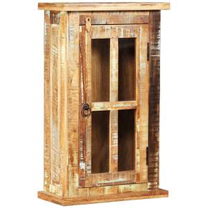 Armoire murale en bois massif récupéré 17,3''x8,3''x28,3'' pour le rangement de la cuisine - Product Image 1
