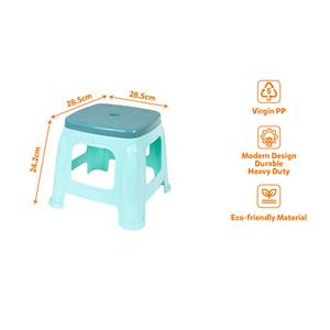 Lightweight Durable PP Modern Accent <b>Stool</b> & <b>Ottoman</b> for Home Bedroom Use Easy Clean Living Room Footrest Pouf Chair - Product Image 3