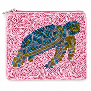 Tropical Sea Turtle Handmade Beaded <b>Coin</b> <b>Wallet</b> Fashion Accessory OEM ODM Wholesale - Product Image 2