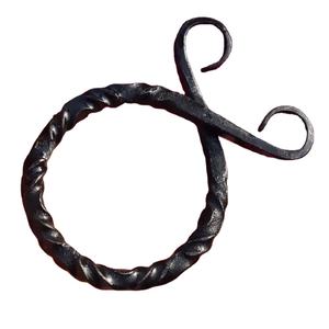 Broche de mano medieval personalizado de acero al carbono con broche de hoja en forma de renacimiento victoriano medieval natural - Product Image 1