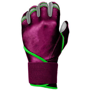 Gants de frappe en cuir violet KATBROS INDUSTRIES, design rembourré, fermeture à boucle, grande taille pour adulte, unisexe, ambidextre - Product Image 4