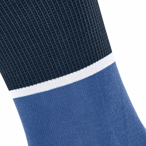 Chaussettes de basket-ball d'été pour hommes, chaussettes décontractées colorées de qualité supérieure, chaussettes longues respirantes de sport blanches, noires et bleues - Product Image 6