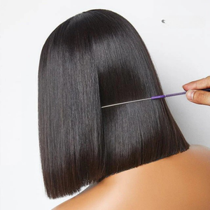Trendy Shiny Raw <b>Top</b>-tier Quality Single Donor Bone Straight Smooth <b>Silky</b> Double Weft Natural Vietnamese Hair Hair Extensions - Product Image 5