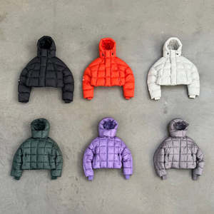 Nueva chaqueta acolchada de invierno de moda y cómoda para mujer, chaqueta cálida de plumón de pato blanco, chaqueta de plumón Ralph - Product Image 1