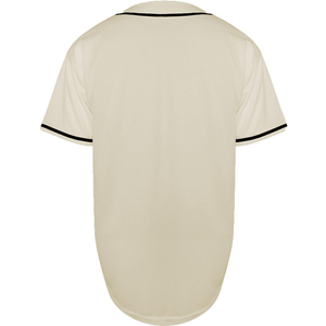 OEM Mens Baseball Jersey Button <b>Down</b> Shirts Short Sleeve Hipster Hip Hop Sports Uniforms Custom Baseball Jerseys Blank Wholesale - Product Image 2