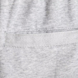 Shorts Bermuda en coton gris pour homme avec cordon de serrage à la taille et poches, style décontracté - Product Image 3