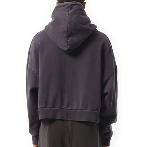 เสื้อสเวตเชิ้ตผู้ชายคอเต่าแบบซิป ผ้าฟลีซ สีพื้น สวมใส่สบาย ทรงปกติ สำหรับฤดูหนาว ผ้าฝ้าย 100% ไม่หดตัว - Product Image 4