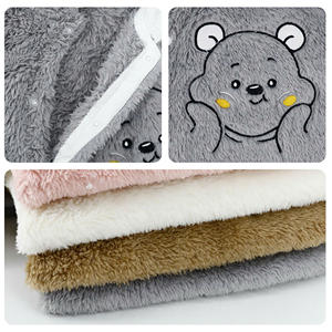 Combinaison pour bébé avec motif de dessin animé mignon, fermeture à un seul bouton, unisexe, en tissu polaire tricoté respirant, 4 saisons, ALB25 - Product Image 5