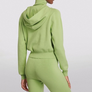 PIHA SPORTS Sudadera con capucha de invierno 100% algodón para mujer, manga larga, holgada, con cordón y bolsillo - Product Image 6