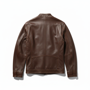 Fashionable Best <b>Winter</b> Men's <b>Leather</b> <b>Jacket</b> Plus Size Solid Pattern Waterproof Breathable Reasonable Price - Product Image 3