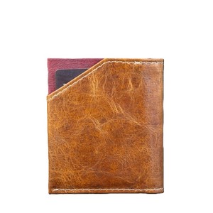 Mustard Genuine <b>Leather</b> Men <b>Wallet</b> Retro Bifold Card Holder Cash Slot Flap ID Window Compact Purse For Male <b>Small</b> Mini Billfold - Product Image 4
