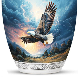 Urnas de Cremación Modernas Hechas a Mano para Adultos, Urnas Conmemorativas Decorativas de Estilo Americano para Cenizas de Hombres y Mujeres - Product Image 6