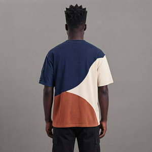 Camiseta Deportiva de Alta Calidad Estilo Hip Hop, 100% Algodón Jersey, 180g, Holgada, para Hombre, para Gimnasio y Running, Transpirable, para Verano - Product Image 5