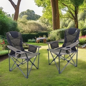 Vente en gros de chaises de plage pliantes légères en acier inoxydable, meubles de camping portables avec logo personnalisable, design moderne - Product Image 4