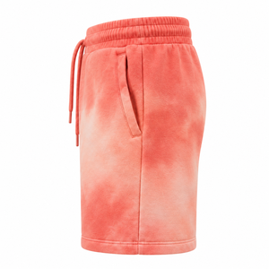 <b>Mens</b> Garment Dyed <b>Fleece</b> Sweat <b>Shorts</b> Elastic Drawstring Waist Side Pockets Casual Lounge Wear Wholesale Custom Apparel Supplier - Product Image 3