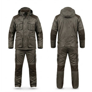 Ensemble de protection contre la pluie pour la chasse en hiver, veste et pantalon imperméables, respirants, coupe-vent, équipement météo pour le camping, la randonnée et les voyages - Product Image 1