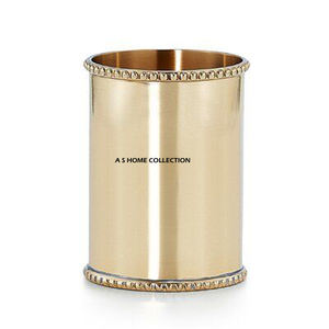 Top Selling Iron Metal <b>Round</b> <b>Brush</b> Holder Unique Brown Finish Highest Quality and Most Demanded Bathroom Set Accessory - Product Image 5