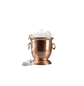 Classic Look Design Stainless Steel Ice Bucket Round Modern Design Rust Resistant Party Use Beverage <b>Cooler</b> - Product Image 4