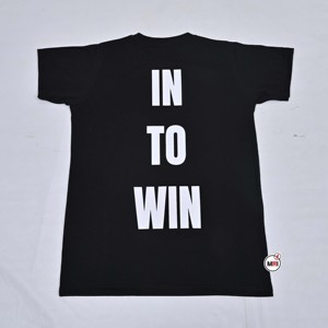 T-shirt en coton noir pour homme, best-seller, manches courtes, col rond, décontracté, imprimé avec un motif de lettres, logo sur le devant, texte multilingue avec OEM - Product Image 5