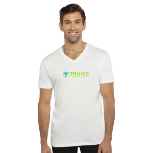 Camiseta de Cuello en V de Algodón Premium para Hombre, Suave y Cómoda, de Manga Corta, a la Moda, OEM ODM, Venta al por Mayor de Fábrica - Product Image 1