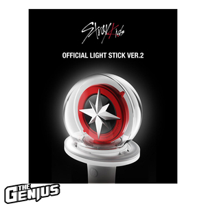 Light Stick Oficial de Stray Kids Ver.2, Diseño de Estrella Roja, Material Plástico - Product Image 1