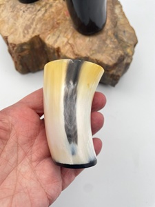 Top Selling Ox Horn Beer Glass Mini Horn Shot Glass Vintage Durable Party Cup Perfect Drinking Glass Drinking Cups for Party Use - Product Image 4